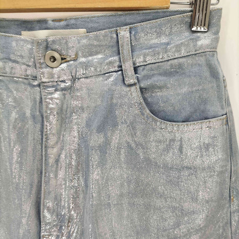 レイビームス Ray BEAMS 箔プリント デニムパンツ レディース 0