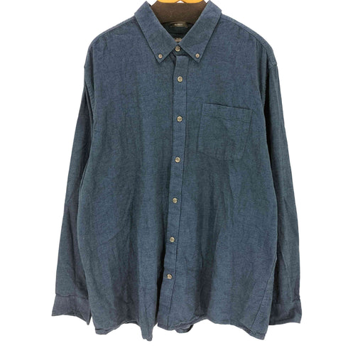エディーバウアー Eddie Bauer RELAXED FIT L/S ボタンダウンシャツ BIG SIZE メンズ 2XL
