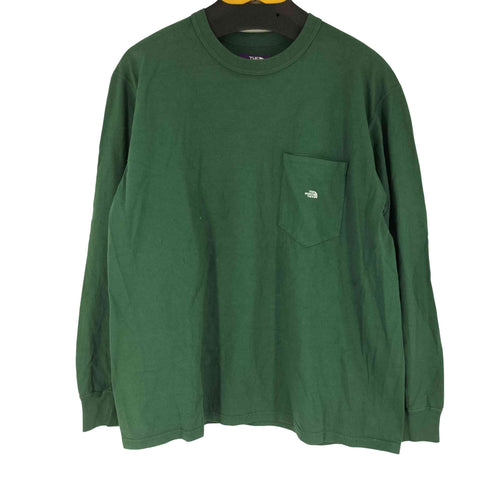 ノースフェイスパープルレーベル THE NORTH FACE PURPLE LABEL 7oz Long Sleeve Pocket Tee 7オンス ロング スリーブ ポケット ティー メンズ M