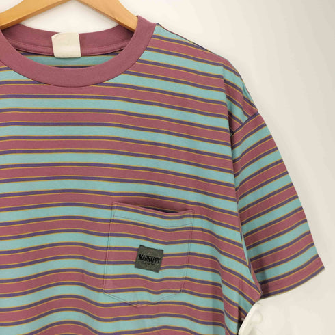 ギャップ Gap madhappy ボーダー クルーネックTシャツ メンズ import:L