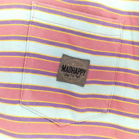 ギャップ Gap madhappy ボーダー クルーネックTシャツ メンズ import:L