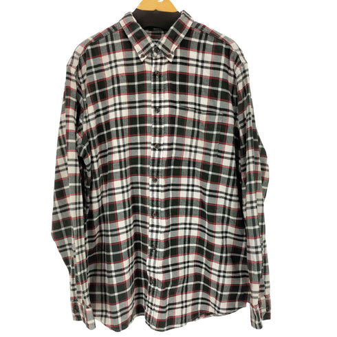 エディーバウアー Eddie Bauer RELAXED FIT L/S チェック ボタンダウンシャツ メンズ TXL