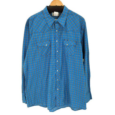 ラングラー Wrangler L/S チェック ウエスタンシャツ BIG SIZE メンズ 2XT