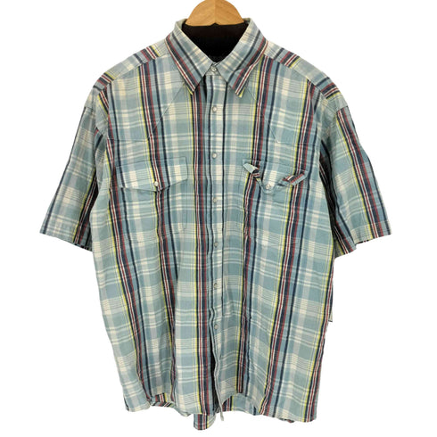 ラングラー Wrangler S/S チェック ウエスタンシャツ メンズ JPN:L