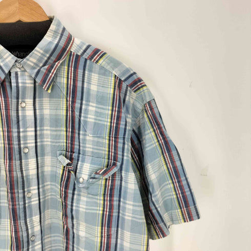 ラングラー Wrangler S/S チェック ウエスタンシャツ メンズ JPN:L