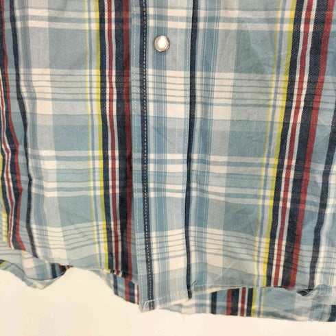 ラングラー Wrangler S/S チェック ウエスタンシャツ メンズ JPN:L