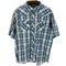 ラングラー Wrangler S/S チェック ウエスタンシャツ BIG SIZE メンズ 2XT