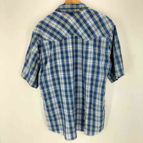 ラングラー Wrangler S/S チェック ウエスタンシャツ BIG SIZE メンズ 2XT