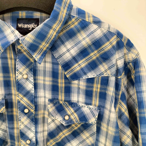 ラングラー Wrangler S/S チェック ウエスタンシャツ BIG SIZE メンズ 2XT