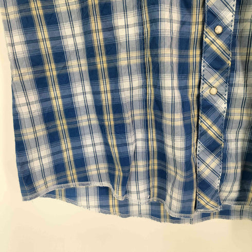 ラングラー Wrangler S/S チェック ウエスタンシャツ BIG SIZE メンズ 2XT