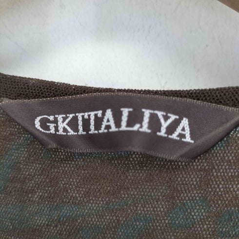 イタリヤ 伊太利屋 GKITALIYA ビジュー付きシースルーニット レディース JPN:9号