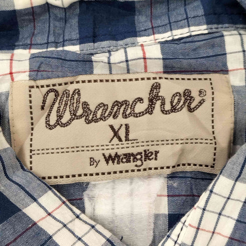 ラングラー Wrangler WRANCHER ランチャー S/S チェック ウエスタンシャツ メンズ JPN:XL