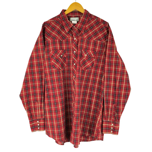 ラングラー Wrangler WRANCHER SHIRTS ランチャーシャツ L/S チェック ウエスタンシャツ BIG SIZE メンズ 2XT
