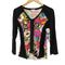suzanna paris 柄切替カットソー レディース import:M