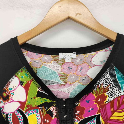 suzanna paris 柄切替カットソー レディース import:M