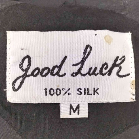 good luck シルク100 スタンドカラージャケット メンズ JPN:M