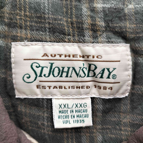 セントジョンズベイ STJOHNS BAY 襟レザー ワークジャケット デトロイト BIG SIZE メンズ JPN:XXL