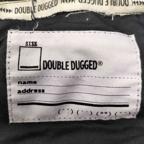DOUBLE DUGGED ジップ ギミック スモック パーカー メンズ