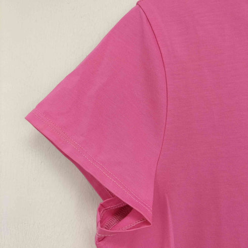 レオナールスポーツ LEONARD SPORT ラメプリント 半袖 Tシャツ レディース JPN:38