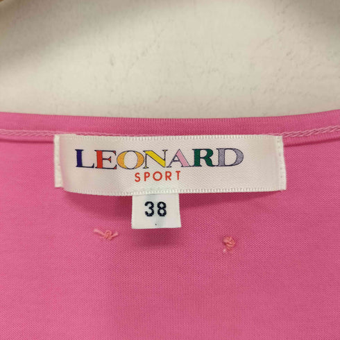 レオナールスポーツ LEONARD SPORT ラメプリント 半袖 Tシャツ レディース JPN:38