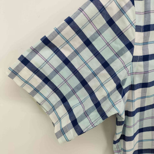 ブルックスブラザーズ BROOKS BROTHERS REGENT FIT ロゴ刺繍 チェック 半袖 ボタンダウンシャツ メンズ import:S