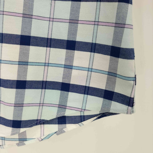 ブルックスブラザーズ BROOKS BROTHERS REGENT FIT ロゴ刺繍 チェック 半袖 ボタンダウンシャツ メンズ import:S