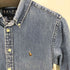 ラルフローレン RALPH LAUREN SLIM FIT ポニー刺しゅう デニム ボタンダウンシャツ レディース
