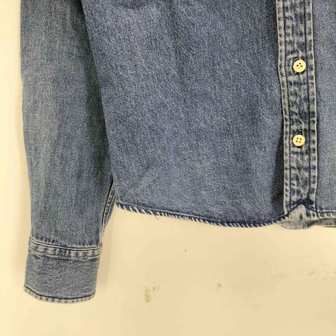 ラルフローレン RALPH LAUREN SLIM FIT ポニー刺しゅう デニム ボタンダウンシャツ レディース
