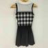 ダーリッチ Darich Gingham Pleated Knit Mini Dress ギンガムチェックプリーツニットミニワンピース レディース FREE
