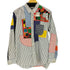 ジュンヤワタナベコムデギャルソンマン JUNYA WATANABE COMME des GARCONS MAN ストライプパッチワークシャツ メンズ import:L
