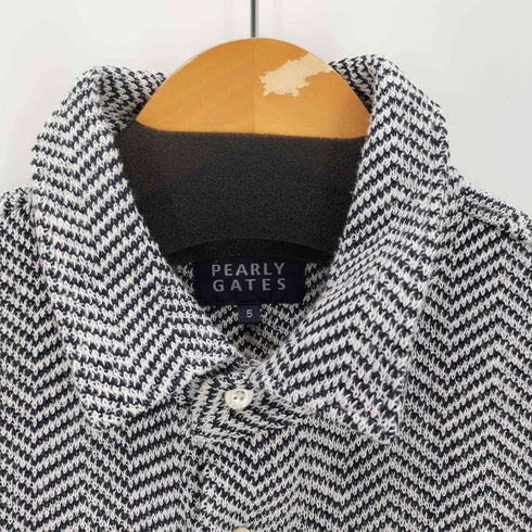 パーリーゲイツ PEARLY GATES ヘリボーン 半袖ポロシャツ メンズ 5
