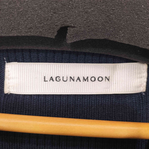 ラグナムーン LAGUNAMOON 25AW フラップポケットリブニットワンピース レディース JPN:M