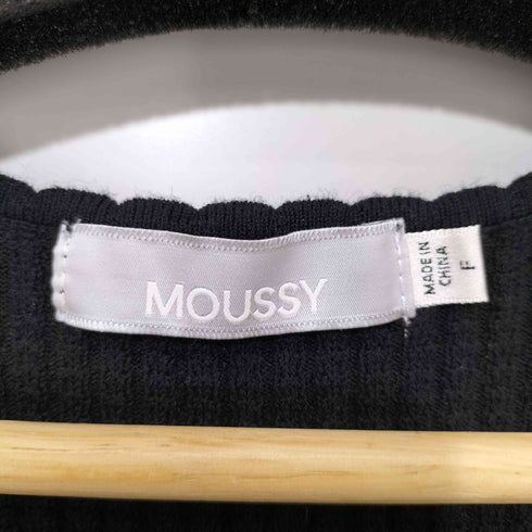 マウジー moussy 26ss HALTER NECK DOUBLE ニット レディース FREE