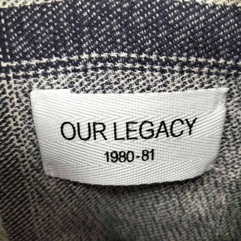 アワーレガシィー OUR LEGACY 1980-81 BDチェック フランネルシャツ メンズ XS