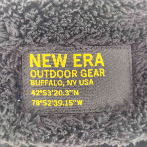 ニューエラ NEW ERA トラッパー Corduroy コーデュロイ Mink Fleece ウーブンパッチ ブラック メンズ L