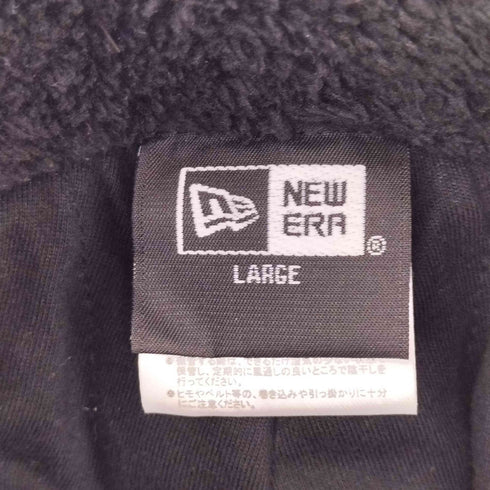 ニューエラ NEW ERA トラッパー Corduroy コーデュロイ Mink Fleece ウーブンパッチ ブラック メンズ L
