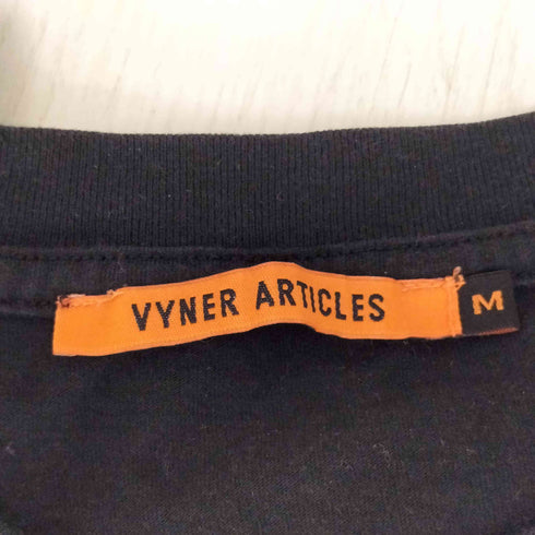 ヴァイナーアーティクルズ VYNER ARTICLES カジュアルプリントTシャツ メンズ M
