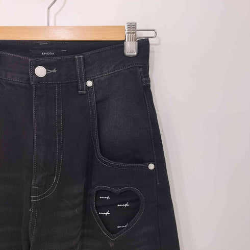エモダ EMODA 25SS ハートルーズジーンズ レディース JPN:M