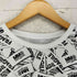 エムエムシックスメゾンマルジェラ MM6 Maison Margiela 紙タグ総柄デザインワイドTシャツ レディース 12