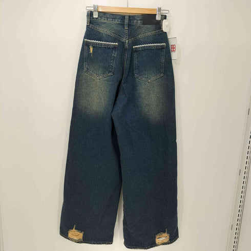 エモダ EMODA 26SS バルキーワイドハイウエストクラッシュジーンズ レディース JPN:2