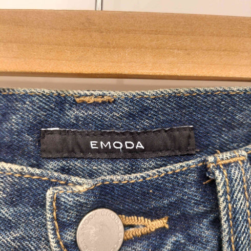 エモダ EMODA 26SS バルキーワイドハイウエストクラッシュジーンズ レディース JPN:2
