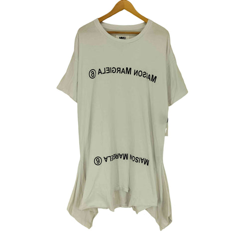 エムエムシックスメゾンマルジェラ MM6 Maison Margiela ラメ ブランドロゴ半袖ワンピース レディース 14