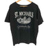 オニータ ONEITA 90S USA製 カレッジロゴ ボックスシルエット S/S クルーネック Tシャツ メンズ import:L