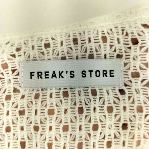 フリークスストア FREAKS STORE 透かし編み S/S コットンシャツ メンズ import:L