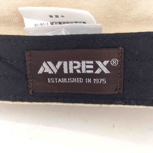 アヴィレックス AVIREX ロゴ刺繍 ワークキャップ メンズ