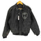 CREEKS Fight Coat 80-90S 米国セキュリティ パッチ付き 比翼 A-2型 ジップアップ レザー フライトジャケット メンズ import:L