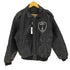 CREEKS Fight Coat 80-90S 米国セキュリティ パッチ付き 比翼 A-2型 ジップアップ レザー フライトジャケット メンズ import:L