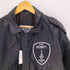 CREEKS Fight Coat 80-90S 米国セキュリティ パッチ付き 比翼 A-2型 ジップアップ レザー フライトジャケット メンズ import:L