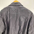 CREEKS Fight Coat 80-90S 米国セキュリティ パッチ付き 比翼 A-2型 ジップアップ レザー フライトジャケット メンズ import:L
