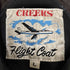 CREEKS Fight Coat 80-90S 米国セキュリティ パッチ付き 比翼 A-2型 ジップアップ レザー フライトジャケット メンズ import:L